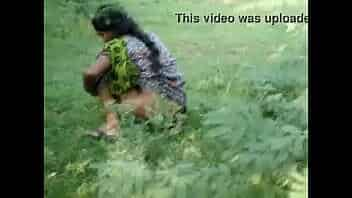 Indian toilet in forest video