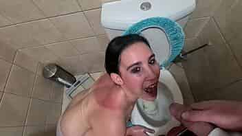 Toilet whore loves all piss related actions video